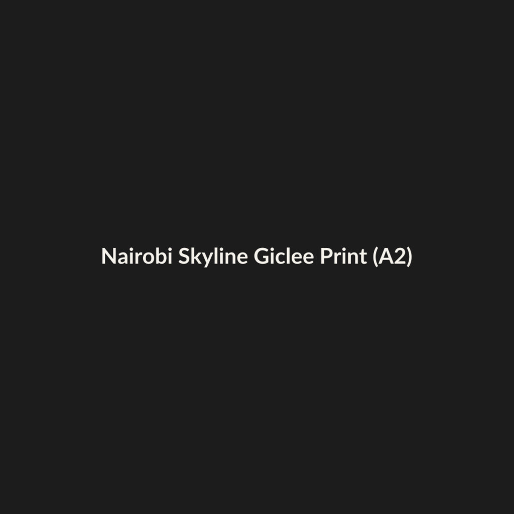 Nairobi Skyline — Giclee Print (A2)
