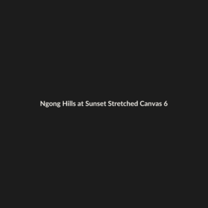 Ngong Hills at Sunset — Stretched Canvas 60x90