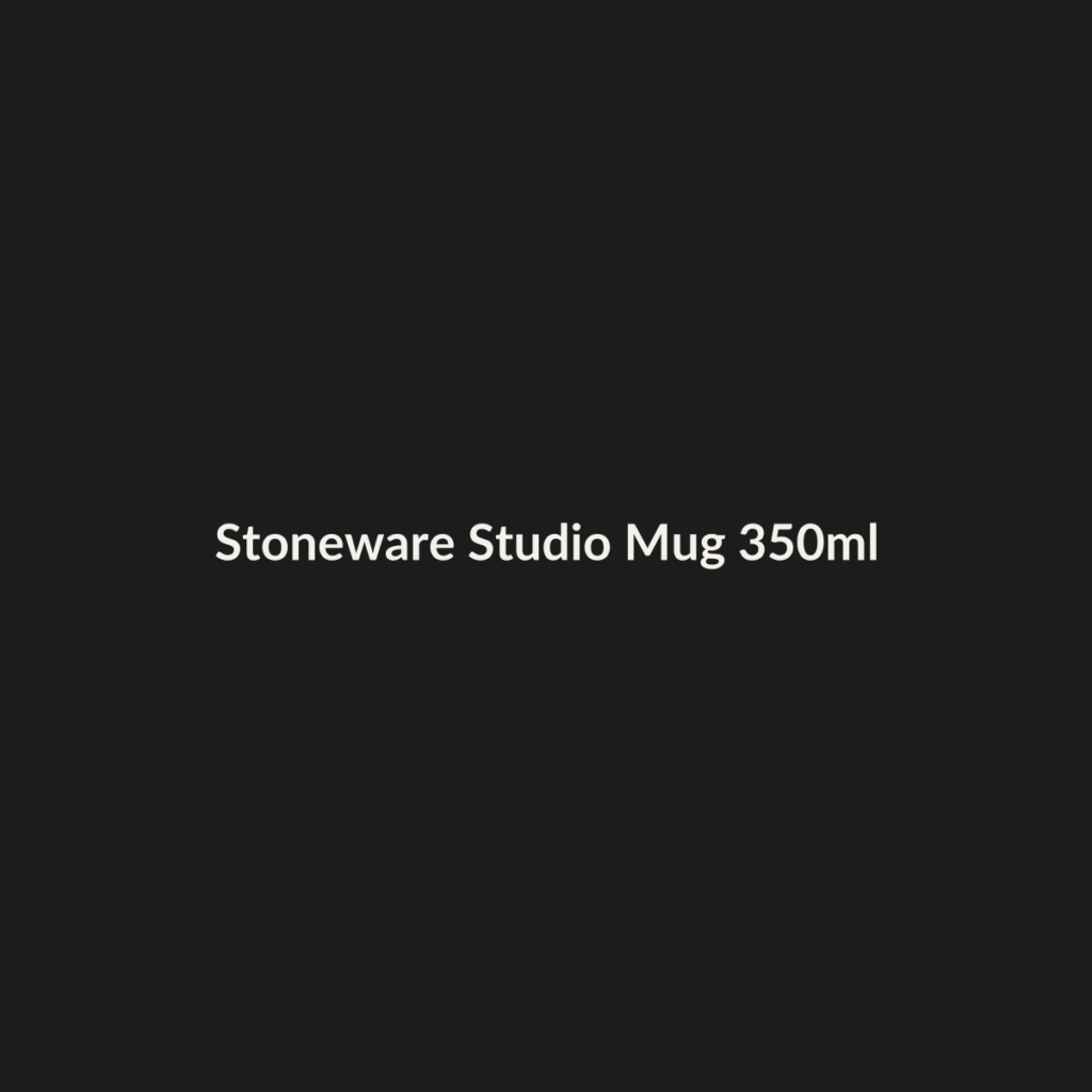 Stoneware Studio Mug — 350ml